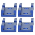 thumbnail image 4 of T Track Cross Chute,   T Track Intersection Parts 4PCS Aluminum Alloy Compact  For Carpenter For DIY Red,Blue,Silver, 4 of 8