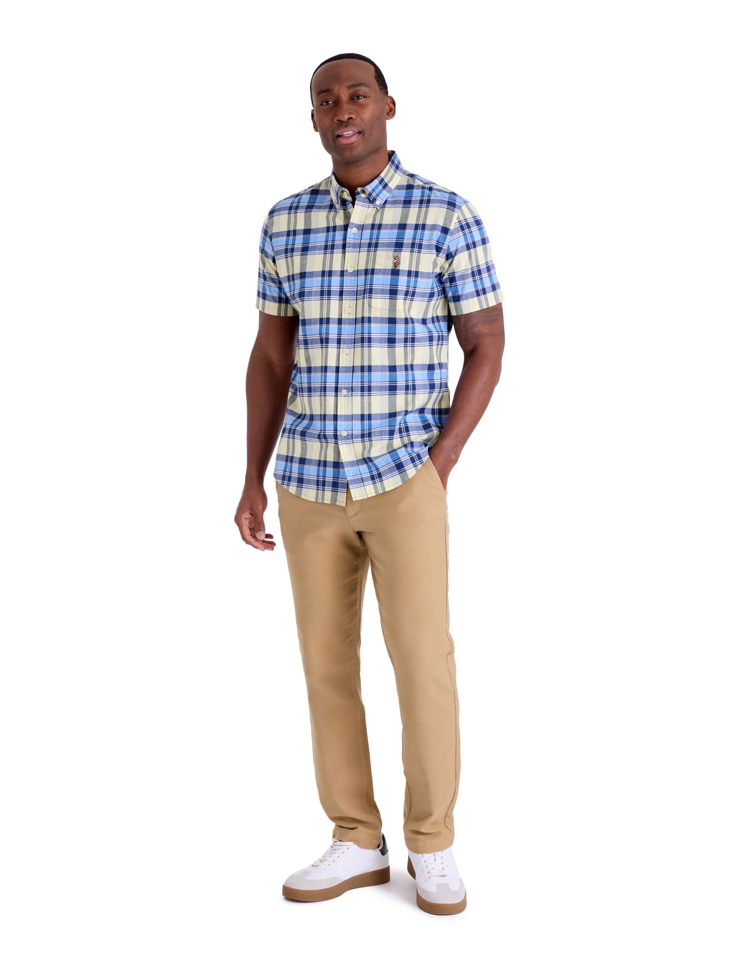 U.S. Polo Assn. Men's Short Sleeve Buttondown Shirts