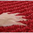 thumbnail image 4 of 2 Piece Set Red Soft Cozy Plush Chenille Bath Mat Bathroom Rug, 4 of 4