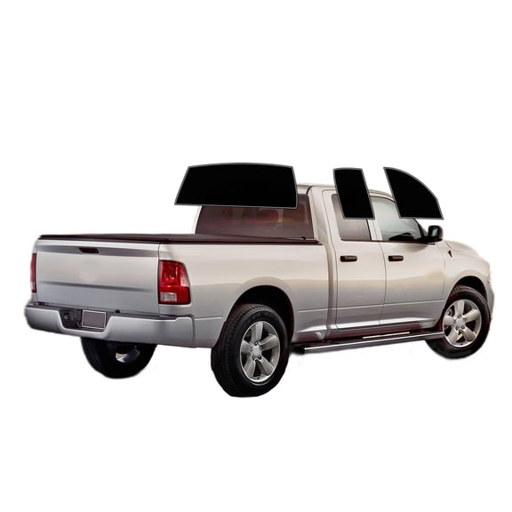 Haiy Co - PreCut 2Ply 05% Window Tint Film Kit For 2009-2018 RAM 1500 Extended -Side+Rear Window