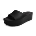 thumbnail image 1 of Sandalias con plataforma Lemon Jelly Sunny para mujer, color negro, talla 38-39, 1 of 8