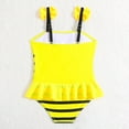 thumbnail image 6 of Povozer Infant Baby Swimsuit 2025 Toddler Swimsuit Girl One Piece Baby Girls Bathing Suit Swimwear UPF50+ for 6-12 Months,Yellow, 6 of 9