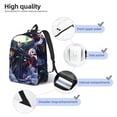 thumbnail image 3 of Goofa The Nightmare Before Christmas Pattern Durable Canvas Daypack - High-Quality Vintage Backpack, Compact & Versatile for Travel and Everyday Use-Small, 3 of 5