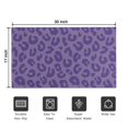 thumbnail image 5 of Purple Leopard Print Door Rugs,Washable Non Slip Door Mats Indoor,Decorative Door Mats,Entry Mat Indoor for Entrance,Bedroom,Kitchen,Bathroom,17"x30", 5 of 6