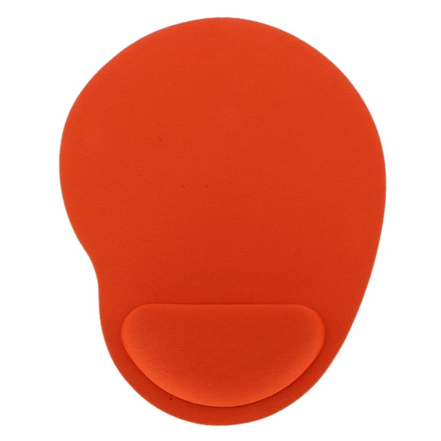 Esquirla Tapis de Souris Ergonomique avec Repose-Pieds pour PC, Ordinateur de Bureau, Portable, Orange Orange