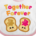 thumbnail image 4 of Inktastic Together Forever- Peanut Butter and Jelly Boys or Girls Baby Bib, 4 of 4