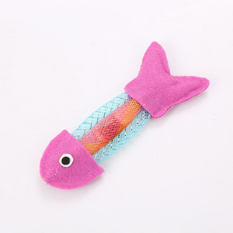 Fish shaped cat toys 2025