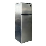 RCA - 10 Cu. ft Top-Freezer Apartment-Size Refrigerator - Stainless