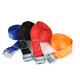 thumbnail image 3 of Juego de 4 correas de amarre, longitud 2 m, ancho 25 mm, capacidad de amarre 250 kg, naranja, 3 of 5