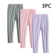 thumbnail image 2 of Auroural Kids Leggings 4T Girl 3PC Pants Thin Children's Leggings For Girl Baby Pants Childrens Long Pants Purple 4 Years, 2 of 9