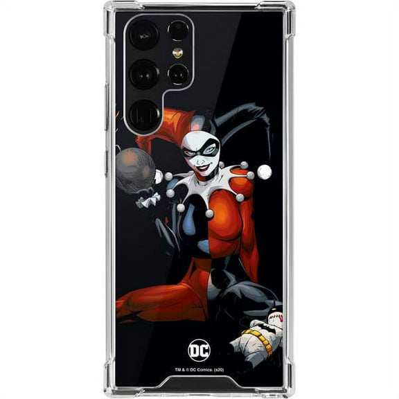 Skinit DC Comics Evil Harley Quinn Galaxy S22 Ultra Clear Case