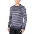 thumbnail image 1 of Club Room Men’s Low Tide Striped Sweater (Navy Stone Heather, XXL), 1 of 2