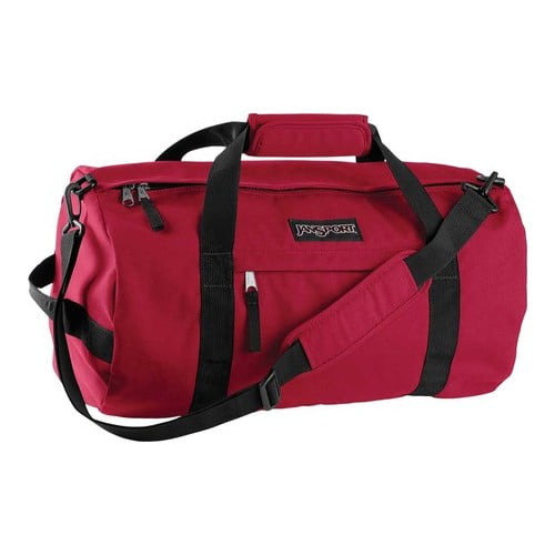 RARE NEW JANSPORT 24" RED Sport Duffel Bag HIKING CAMPING TNV7