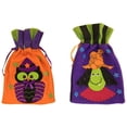 thumbnail image 1 of Halloween Drawstring Bags Witch Owl Pattern Trick Treat Candy Bag Snack Biscuits Goodies Pouch for Halloween s, 1 of 8