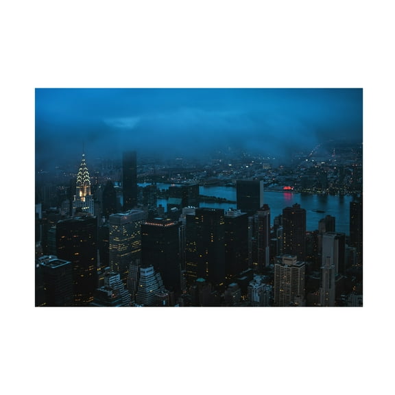 Pavol Stranak 'Rainy Day In The City' Canvas Art