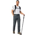 thumbnail image 6 of Little Donkey Andy Men's Stretch Convertible Pants, Zip-Off Quick-Dry Hiking Pants Travel Capri Pants Dark Grey 3XL, 6 of 7