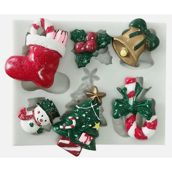 Christmas Silicone Mold Six Cavity