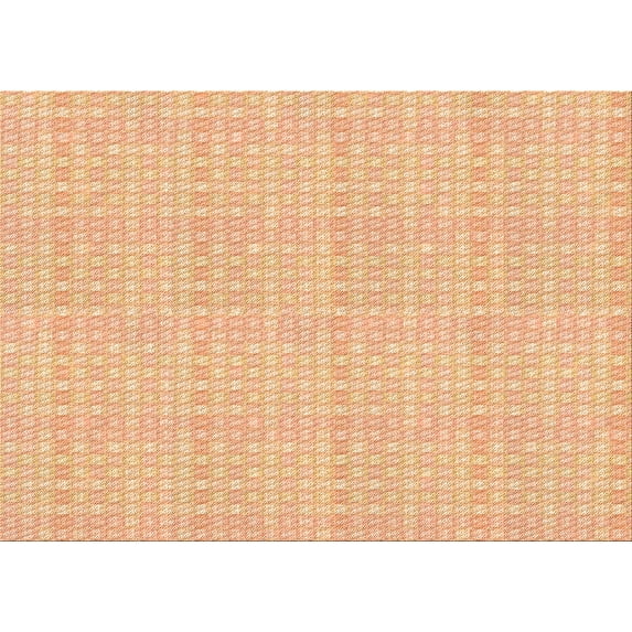 Ahgly Company Indoor Rectangle Patterned Carrot Orange Area Rugs, 2' x 3'