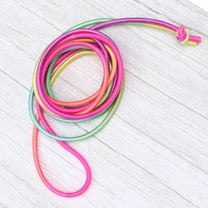 OUNONA Set of 2 Vibrant Elastic Jump Ropes for Outdoor Exercise, Material with Comfortable Grip for Fitness Training