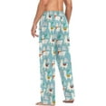 thumbnail image 5 of GZHJMY Alpaca Pajama Pants for Men, Lounge Pants Lightweight Men Pajama Bottoms with Drawstring Pockets, Christmas New Year Birthday Gifts, Small, 5 of 6