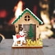 thumbnail image 4 of Navidad madera pequeña casa ornamento accesorio iluminación decoración juguetes DIY encantador alces de navidad Zulema Pequeña casa, 4 of 8