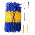 thumbnail image 3 of Cepillo rascador para ganado, cepillo resistente para vacas, ciervos y alces. azul amarillo, 3 of 9