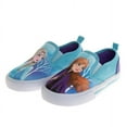 thumbnail image 2 of Disney Frozen Toddler Girls' Slip On Canvas Sneakers - Blue, 8, 2 of 6