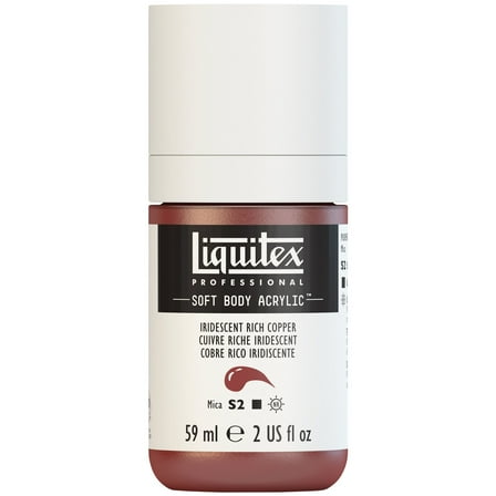 Liquitex Professional Soft Body Acrylic Color, 2 oz., Iridescent Rich Copper