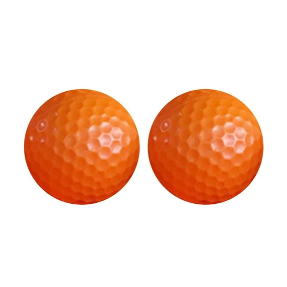 2Pcs Golf Balls Elastic High Visibility Eco-friendly Safety Golf Practice Balls Children Toys for Golf Practice