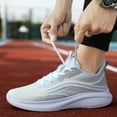 thumbnail image 3 of PPCHVOMEY Fashion Sneakers Women Arch Support Mesh Breathable Lightweight Athletic Shoes with Non-Slip Sneakers Unisex for Running Casual & Work, 3 of 8