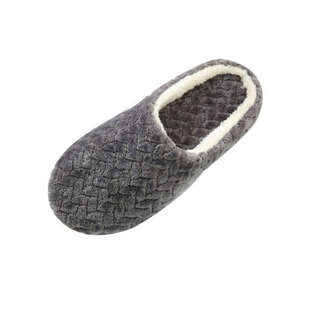 

Welliumy Unisex Slides With Lined Slipper Cozy Clogs Slippers House Home Shoes Indoor Non-slip Fluffy Warm Shoe Deepen 5-6
