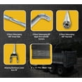 thumbnail image 3 of Complete Electric Aluminum 4-Spring Dump Truck Tarp System with 6'x14' Mesh Tarp for Dump Truck Beds Upto 24' Long & Under 106" Wide - Complete Dump Truck Tarping System, 3 of 9