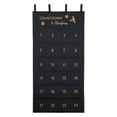 thumbnail image 2 of Bolsa colgante festiva de con 24 bolsillos - Calendario de Adviento de Navidad 2023 , negro, 2 of 10