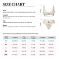 thumbnail image 4 of Kdxio Fall Rabbit Print Women's 2 Piece High Waisted Wrap Spaghetti Strap Summer Swimsuit Bikini Set-X-Large, 4 of 7