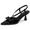 Black, variant on RONILURN Women's Kitten Heels Slingback Low Heel Bow Dress Shoes Closed Toe Pumps Pointed Toe Shoes for Bridal Wedding Party