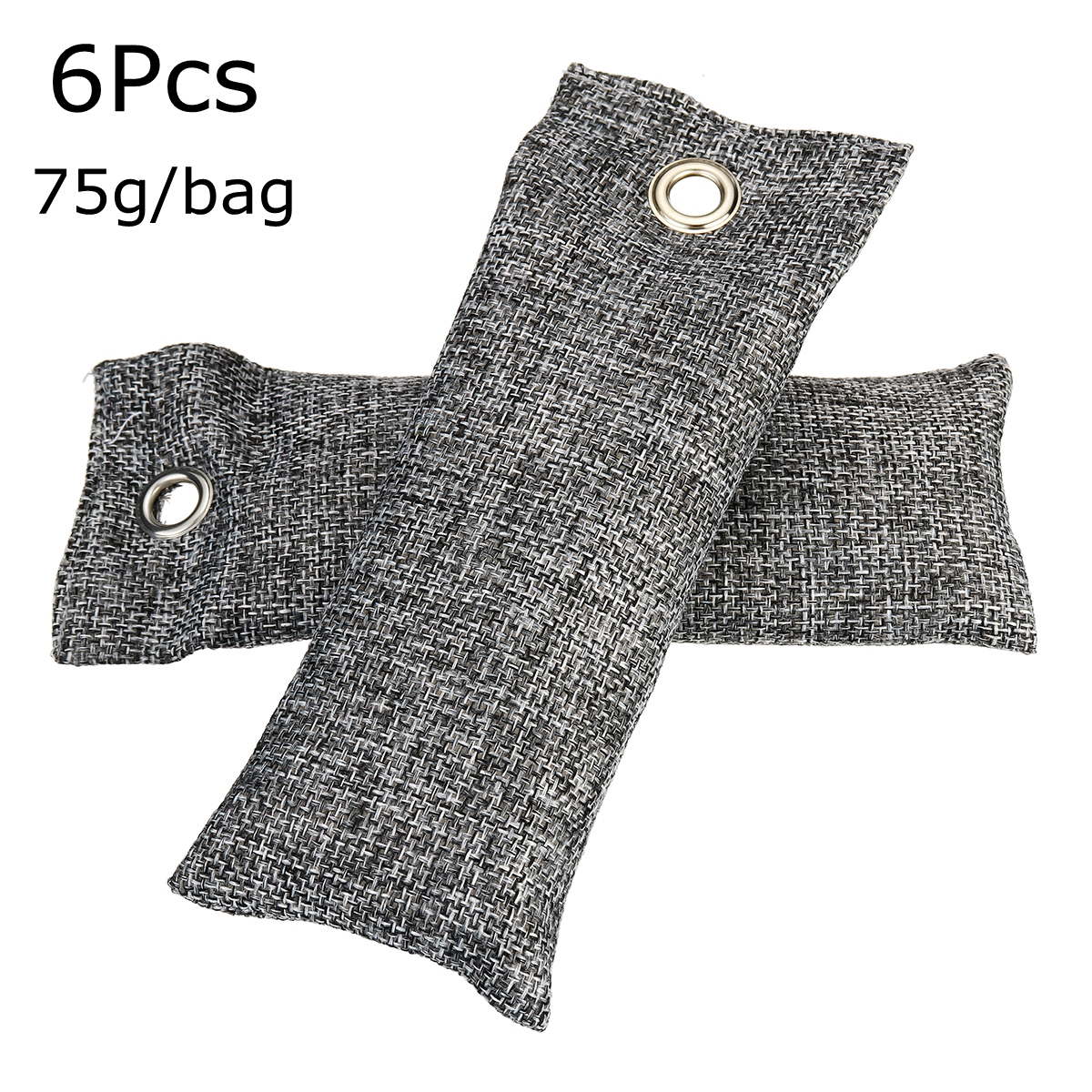 6pack Air Purifying Bag Natural Bamboo Activated Charcoal Air Purifier