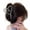 Grey, variant on Strong Grip Hair Claw Hair Claw Clip for Women Non-slip Durable Matte Transparent Heart Shape Hair Accessory Retro Style Amber Brown for Medium
