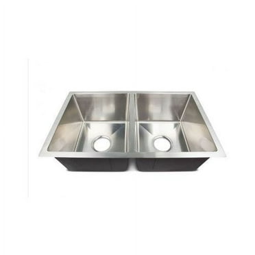 27X16X7 DOUBLE BOWL SINK