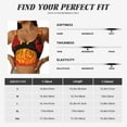 thumbnail image 5 of Uemuo Halloween Pumpkin Pattern Women's Sports Bra - High Impact Support, Breathable, and Comfortable Athletic Bra for Running, Yoga, and Workouts, 5 of 9