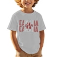 thumbnail image 1 of T-Shirt Graphique Feuille d'Érable pour Garçons Drapeau Canadien Col Rond Manches Courtes Tee Filles Fête Nationale Feuille d'Érable Imprimé Mode Enfants Fille Fête du Canada Col Rond T-Shirt Drapeau Canadien Imprimé, 1 of 5