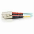 thumbnail image 4 of C2G 5m LC-SC 10Gb 50/125 Duplex Multimode OM3 Fiber Cable - Aqua - 16ft - patch cable - 16.4 ft - aqua, 4 of 4