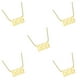 thumbnail image 2 of Guardurnaity Number Pendant Charm Necklace Golden Women Choker Ladies Christmas Women Friend Long Gift Chain Neck Steel Chains Stainless Type2 NO2 Guardurnaity CBP589072, 2 of 4