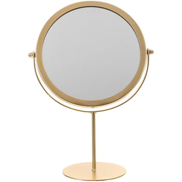 Espejo de maquillaje redondo para uso doméstico, espejo de maquillaje para mujer, espejo de mesa decorativo