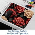 thumbnail image 6 of Rose Square Desk Mat Mousepad, 8.3x9.8 Inch Non-Slip Rubber Bottom, Printed Gaming Mousepad for Office and Gaming, 6 of 6