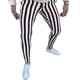 thumbnail image 1 of Mens Striped Printed Slim Fit Dress Pants Cotton Long Trousers With Pockets, 1 of 2