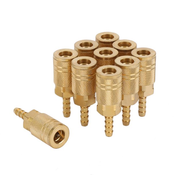 WYNNsky Air Hose Quick Connector I/M Type Air Plug with 1/4'' Hose Barb