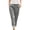 #312-Gray, variant on TaTaai Womens Casual Wide Leg Pants Linen Feel Drawstring Elastic Waist Solid Color Loose Trousers for Daily 1-Pack Gift