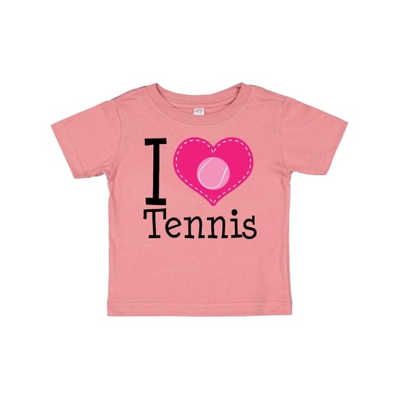 Inktastic Tennis Player I Love Tennis Girls Baby T-Shirt