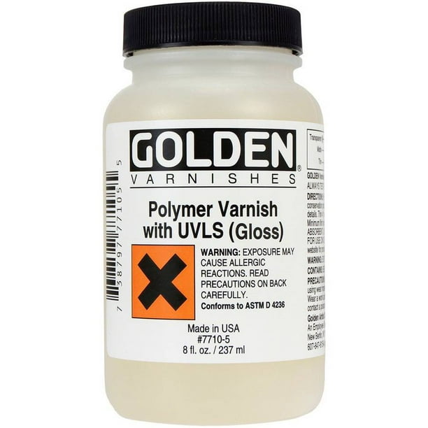Golden Polymer Varnish 8ozGloss