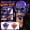 A001- Purple, variant on Halloween Mask, Scary Halloween Mask, Latex Mask, Mask, Mask for Masquerade Party, Purple Orc Witch Full Face Rp Headgear with Pointed Pierced Elf Ears, Built-In Visible Eye
